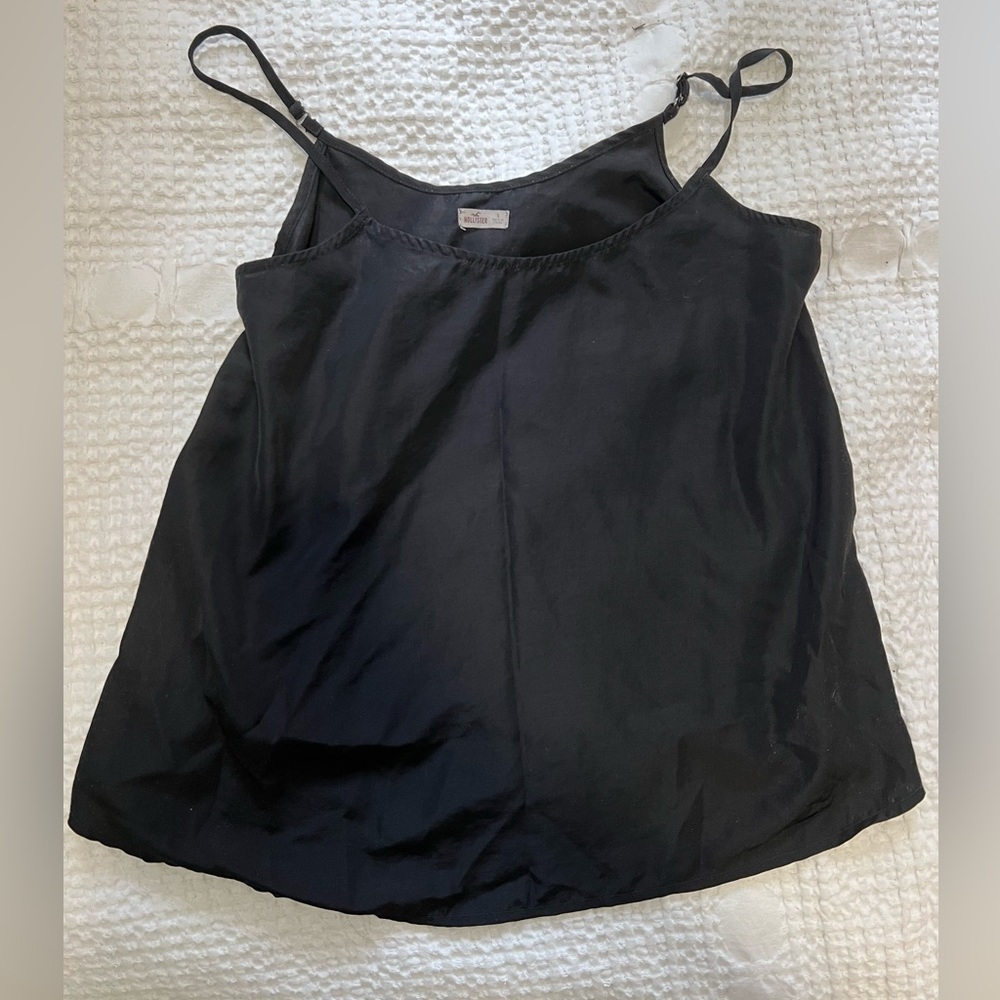 Hollister black scoop neck tank top